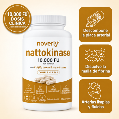 Nattokinasa de máxima potencia 10 000 FU — Apoyo circulatorio