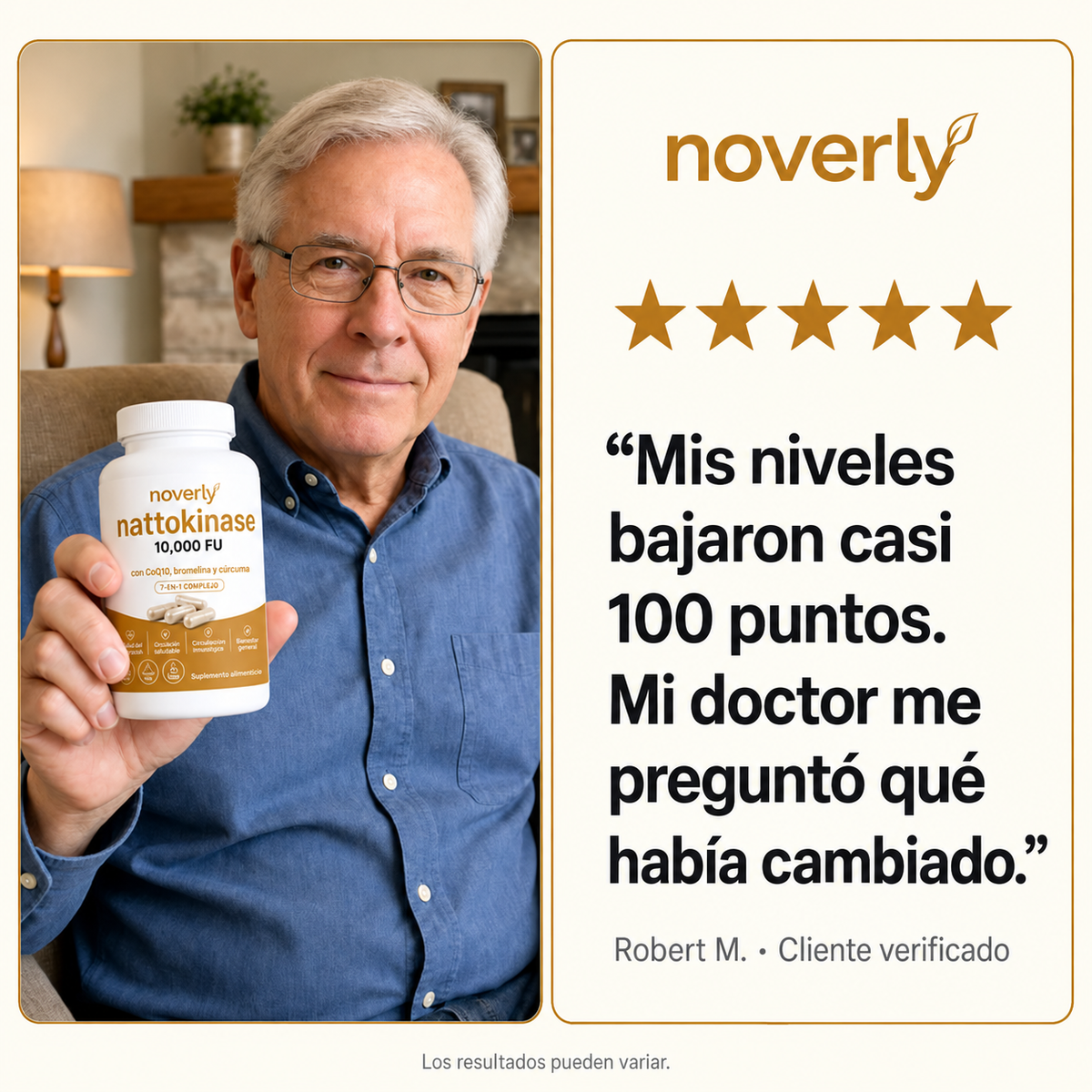 Nattokinasa de máxima potencia 10 000 FU — Apoyo circulatorio