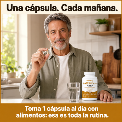 Nattokinasa de máxima potencia 10 000 FU — Apoyo circulatorio