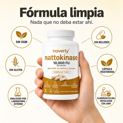 Nattokinasa de máxima potencia 10 000 FU — Apoyo circulatorio